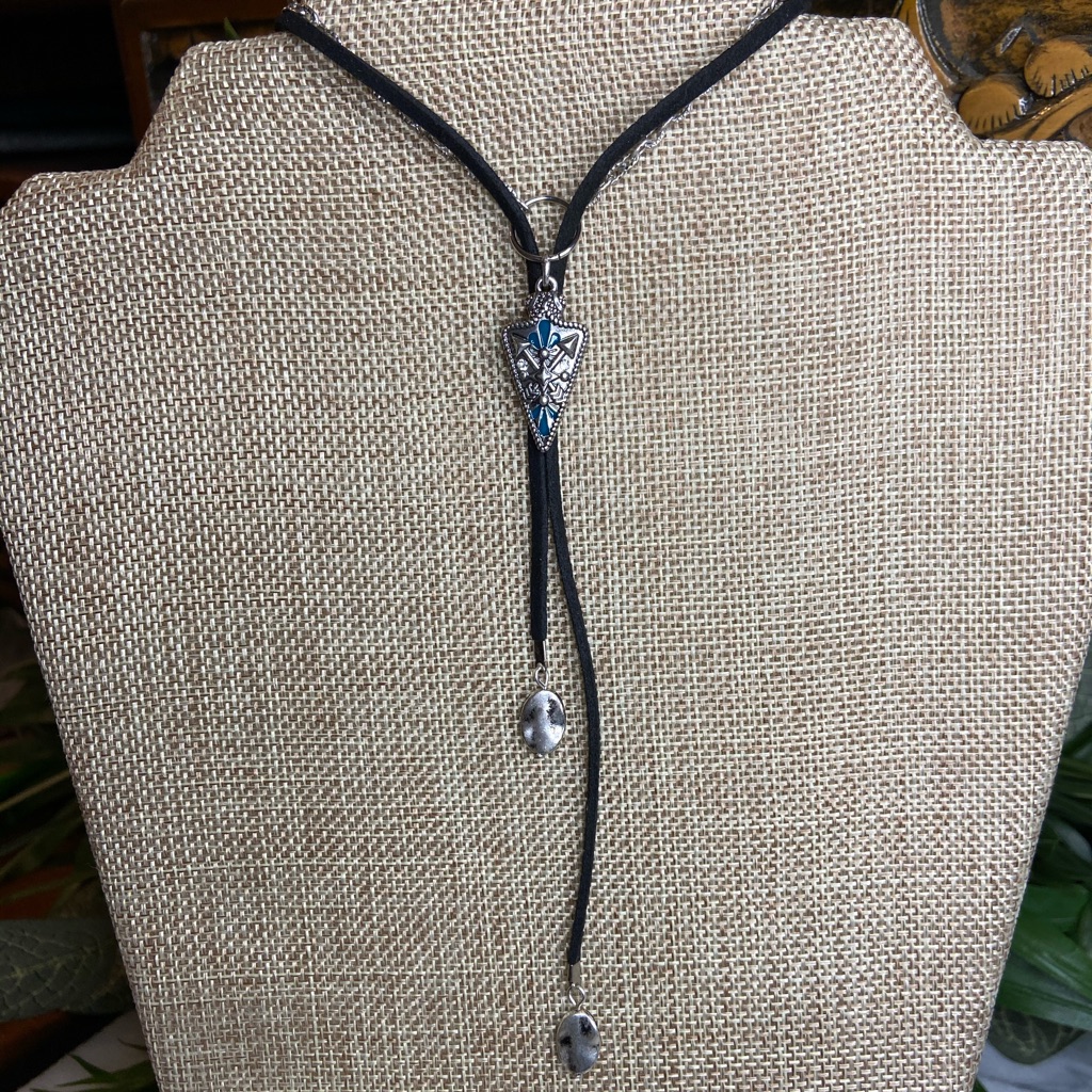 Leather & Chain Necklace
